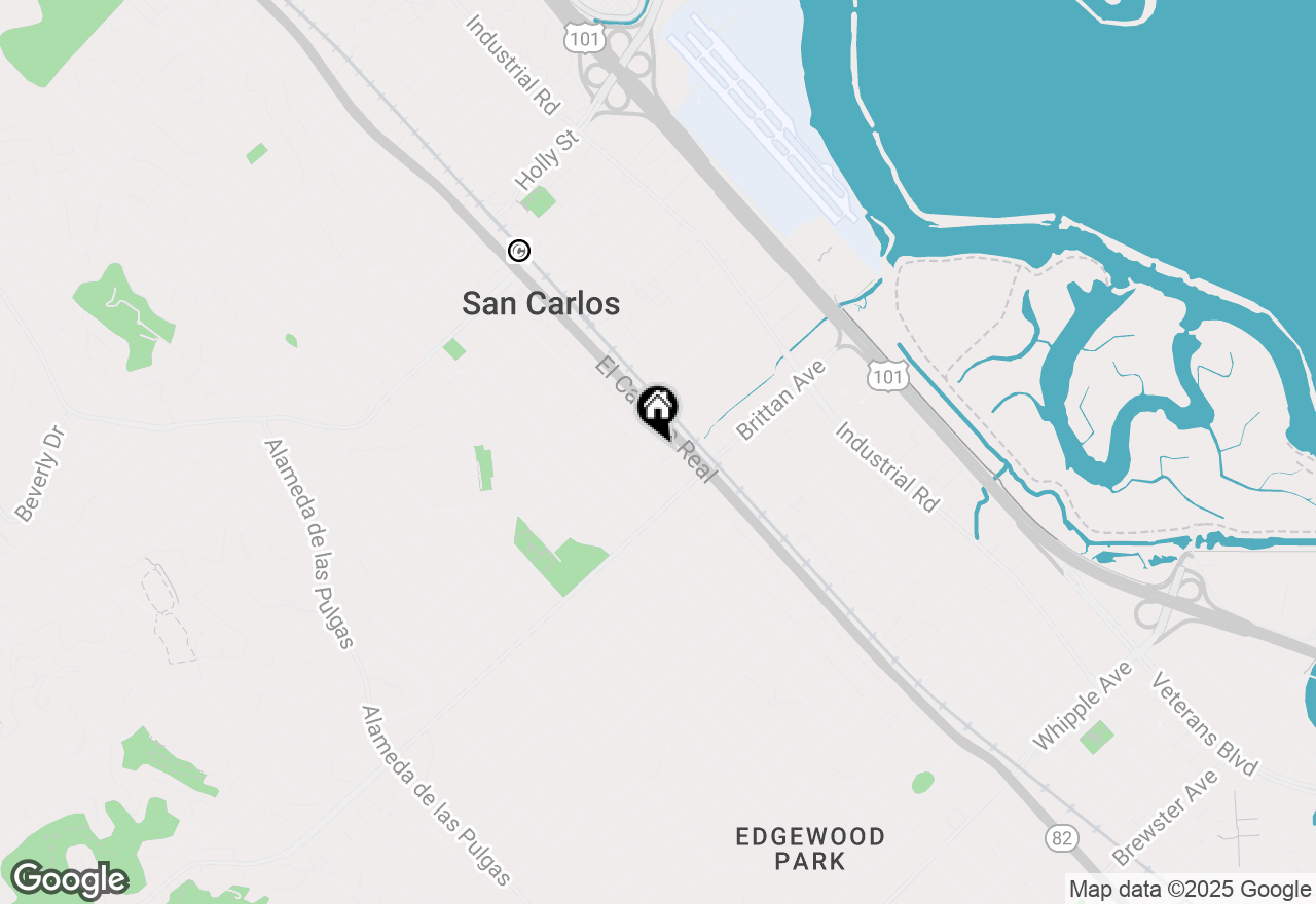 Map of 1001 Laurel Street #223, San Carlos, CA 94070