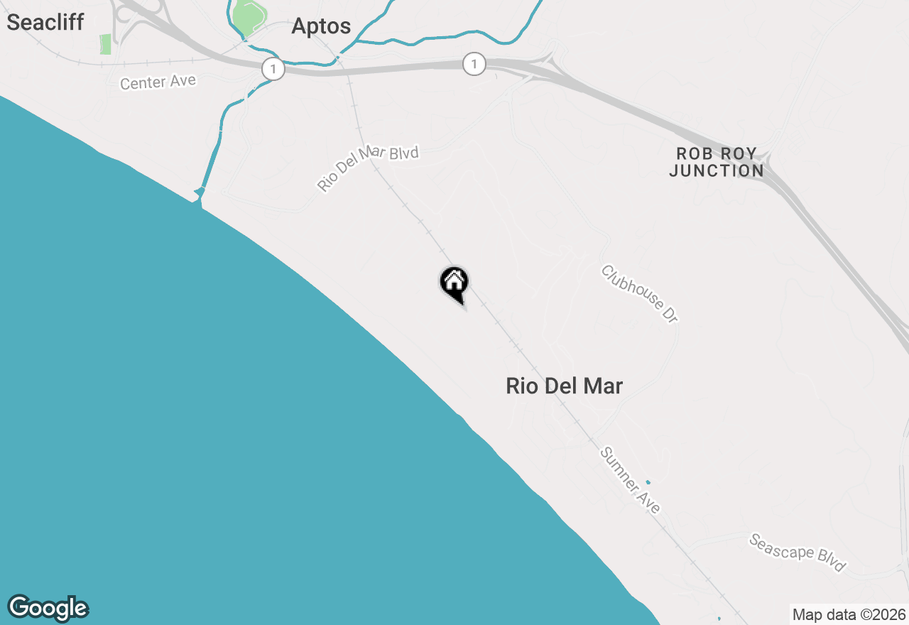 Map of 519 Cliff Drive, Aptos, CA 95003