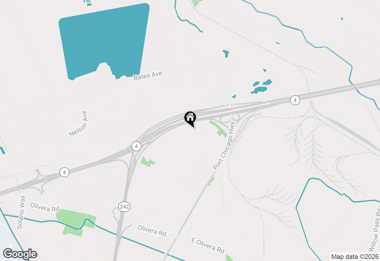Map of 3837 Bayview Cir, Concord, CA 94520