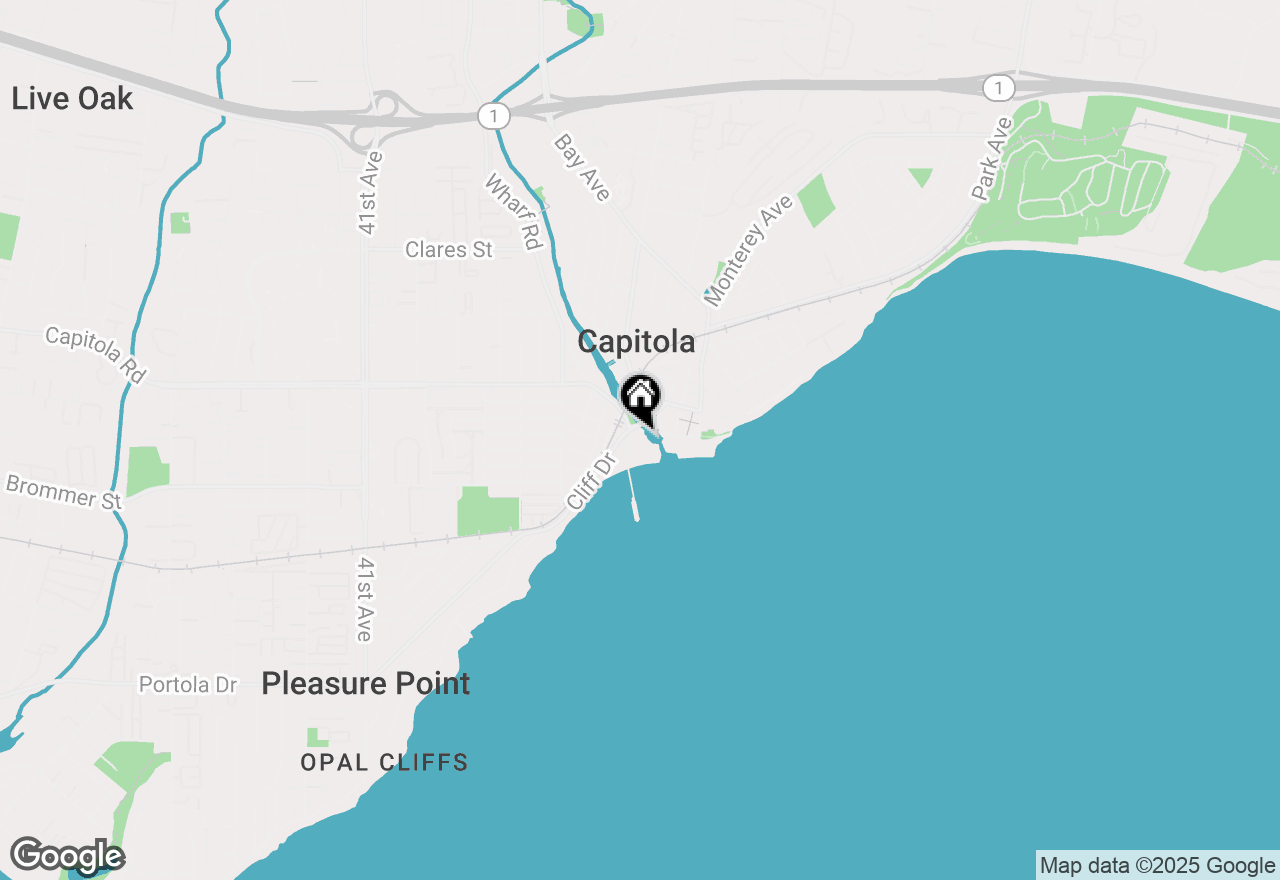 Map of 1500 Wharf Road #12, Capitola, CA 95010