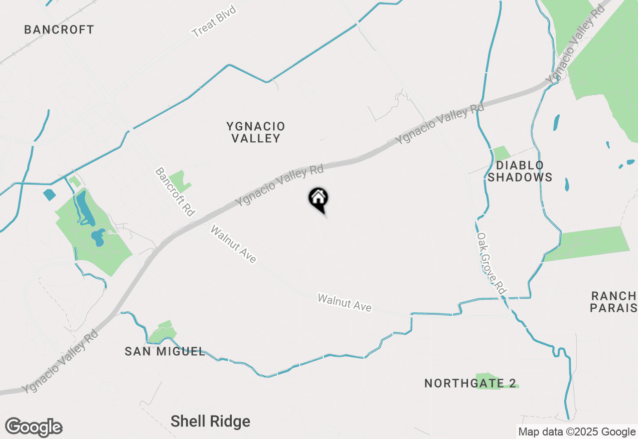 Map of 222 Clyde Dr, Walnut Creek, CA 94598