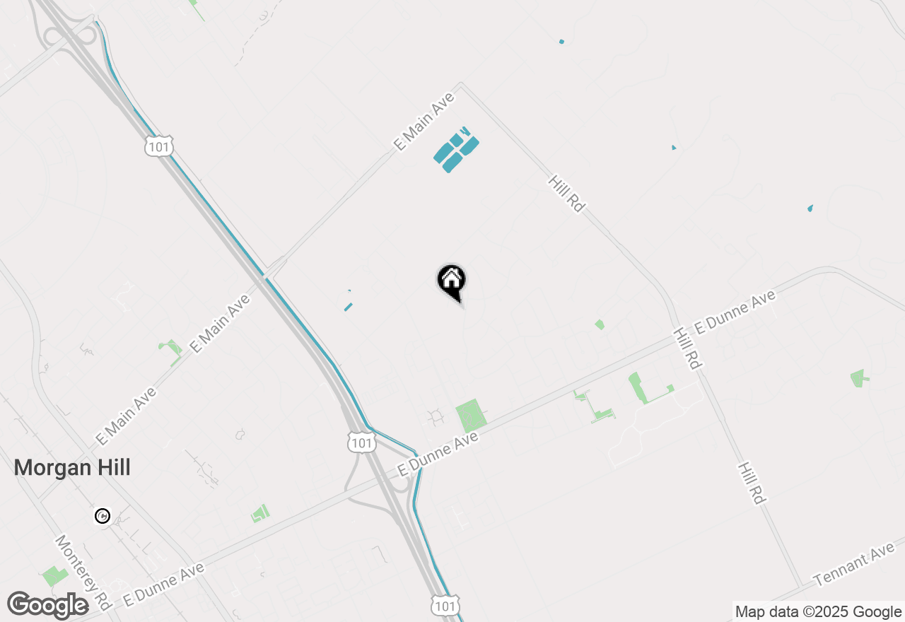 Map of 17380 Pineau Court, Morgan Hill, CA 95037