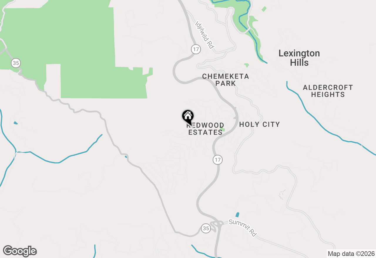 Map of 18103 La Verne Dr, Los Gatos, CA 95033