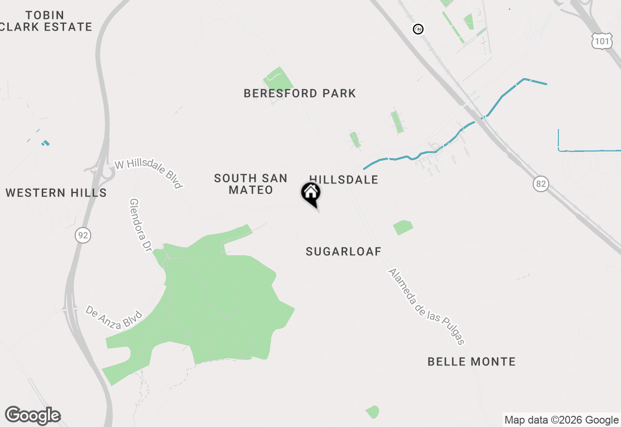 Map of 700 Laurelwood Drive, San Mateo, CA 94403