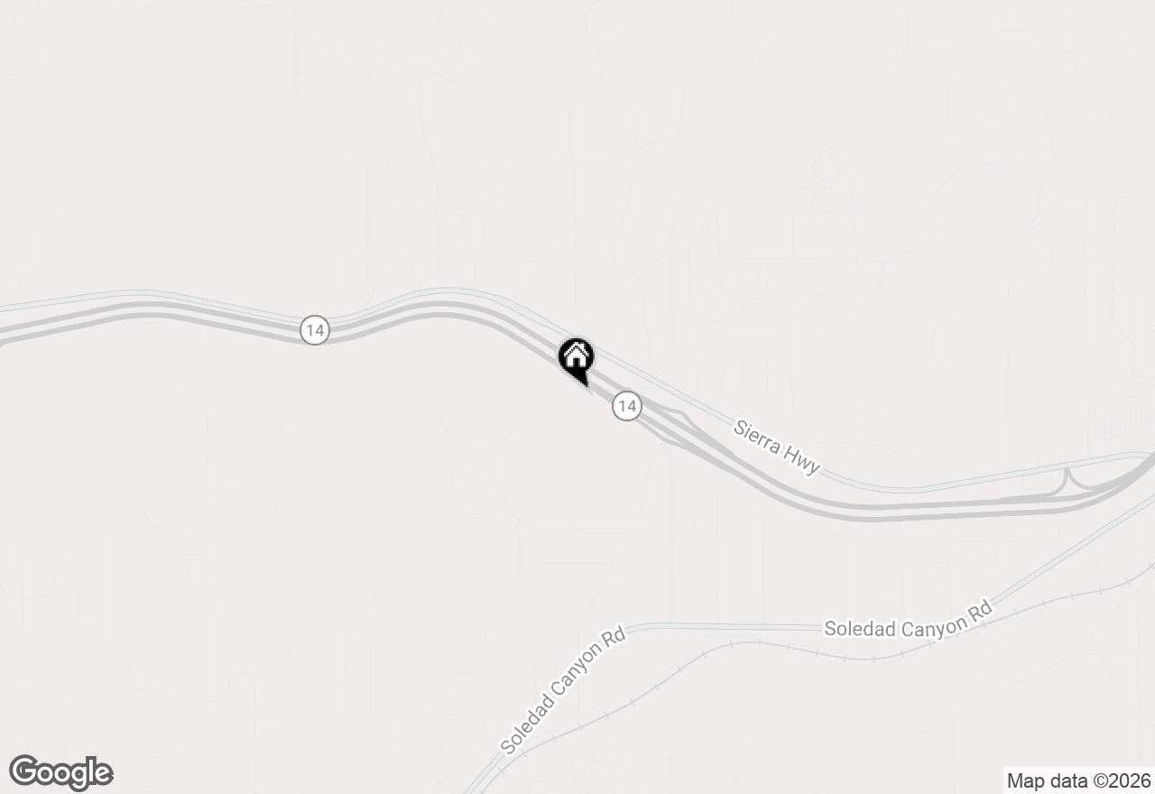 Map of 33105 Santiago Road #72, Acton, CA 93510
