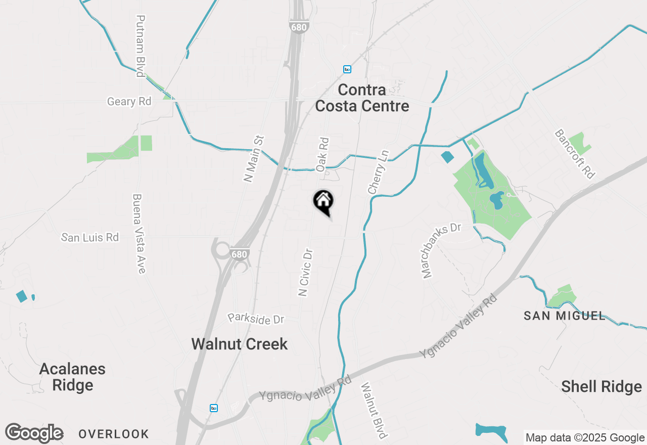 Map of 2550 Oak Rd. #209, Walnut Creek, CA 94596