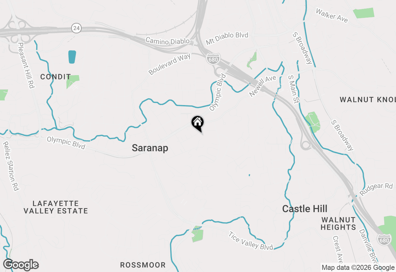 Map of 111 Park Ave, Walnut Creek, CA 94595