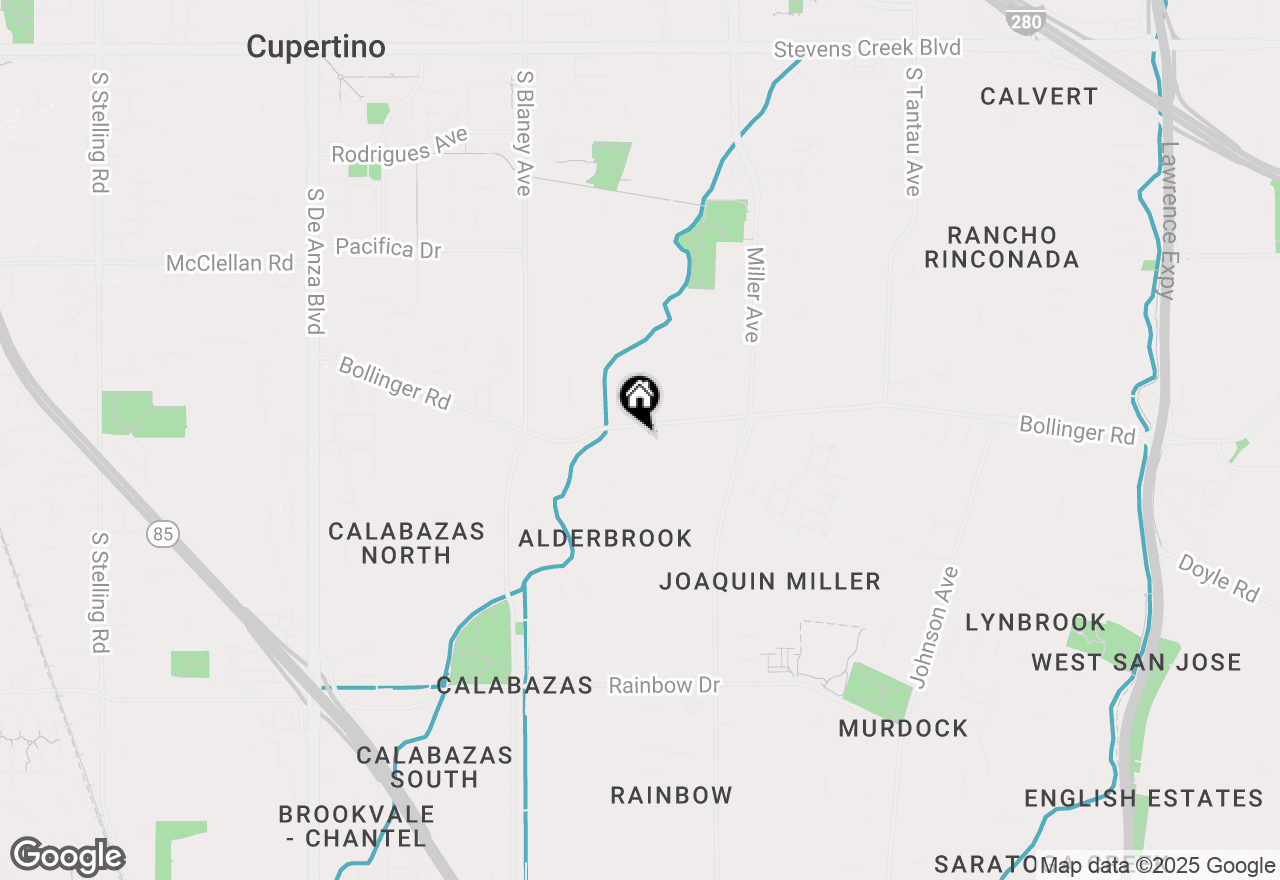 Map of 1017 Belvedere Lane, San Jose, CA 95129