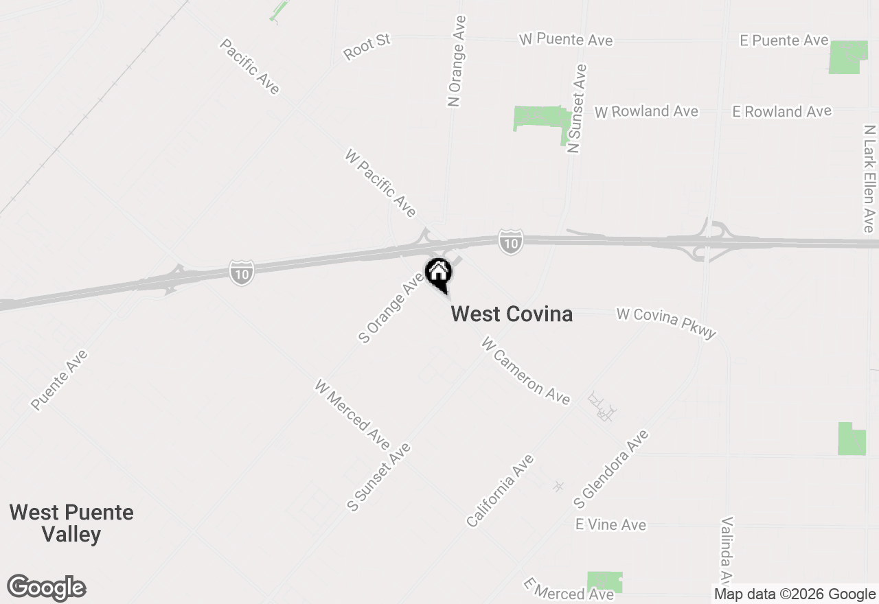 Map of 1660 West Cameron Avenue, West Covina, CA 91790