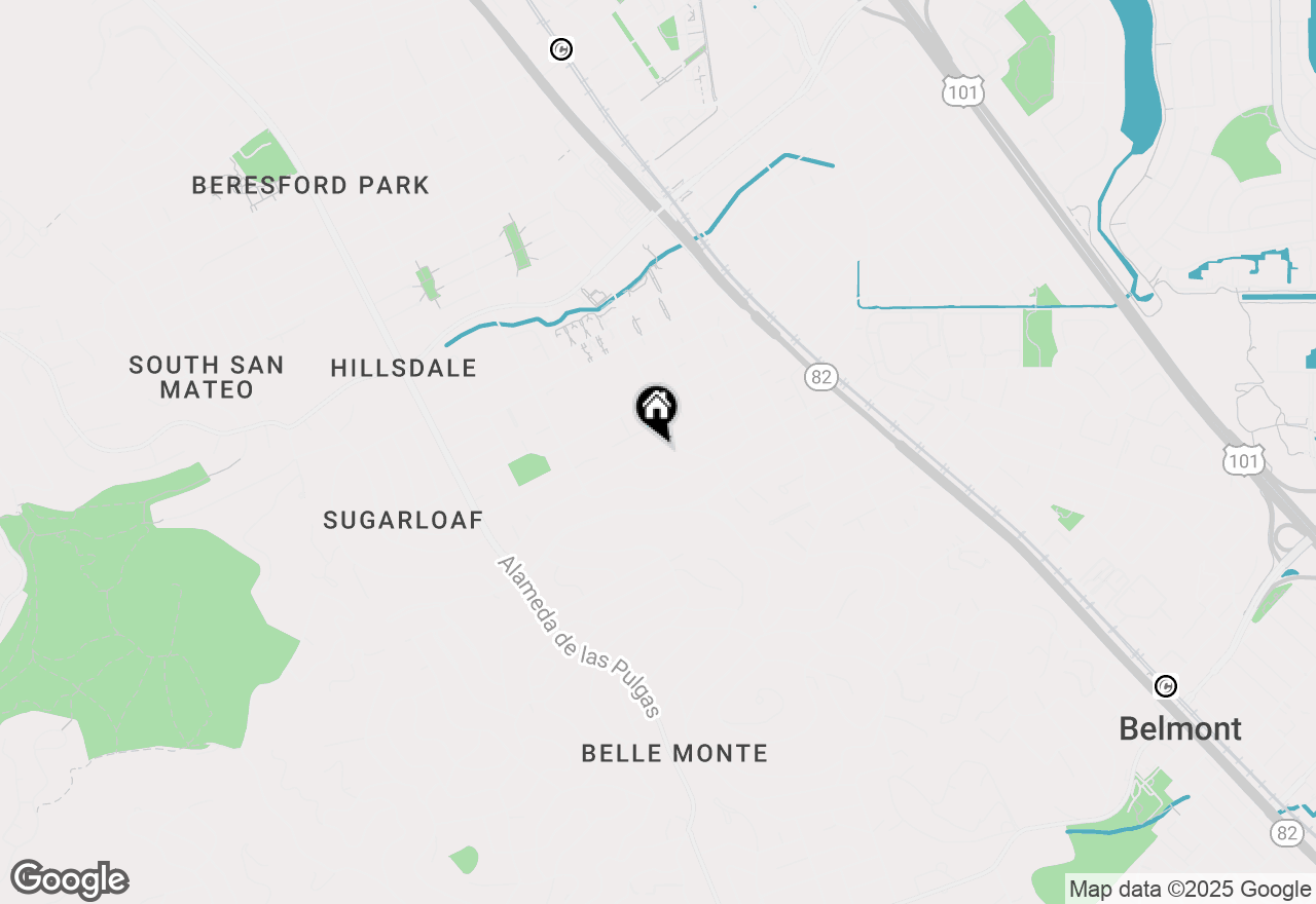 Map of 217 W 40th Avenue, San Mateo, CA 94403