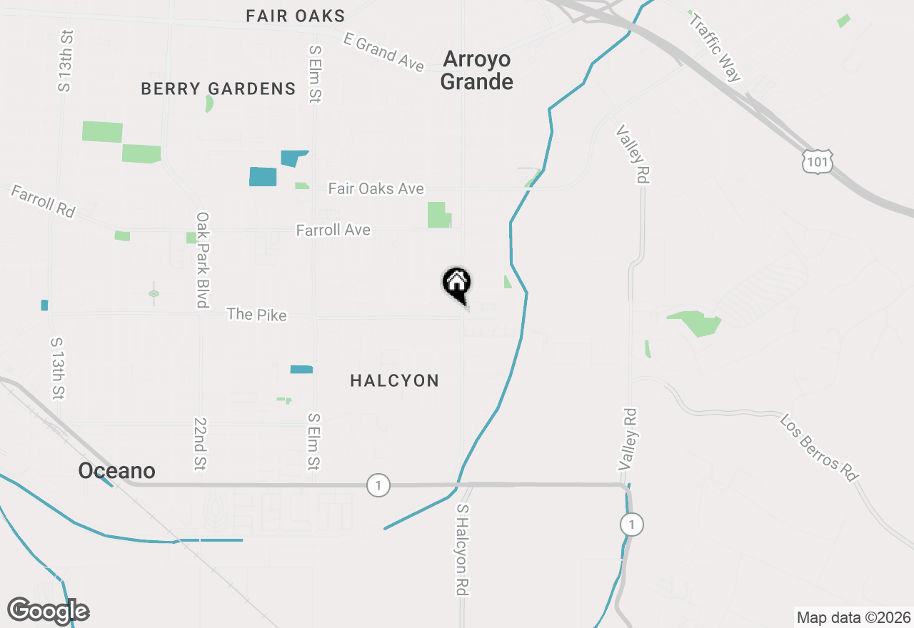 Map of 914 The Pike, Arroyo Grande, CA 93420
