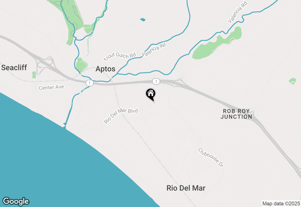 Map of 102 Spanish Bay Drive, Aptos, CA 95003