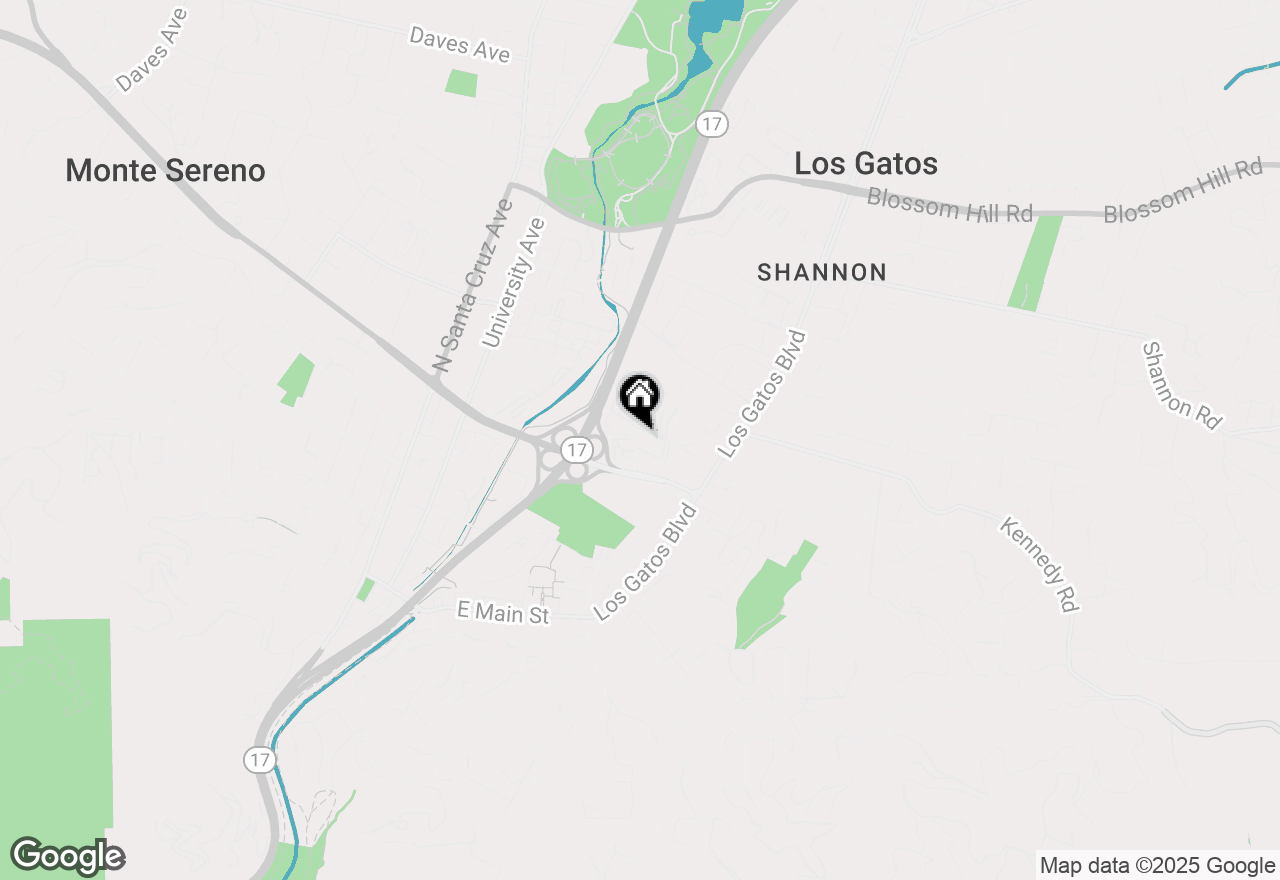 Map of 420 Alberto Way #5, Los Gatos, CA 95032