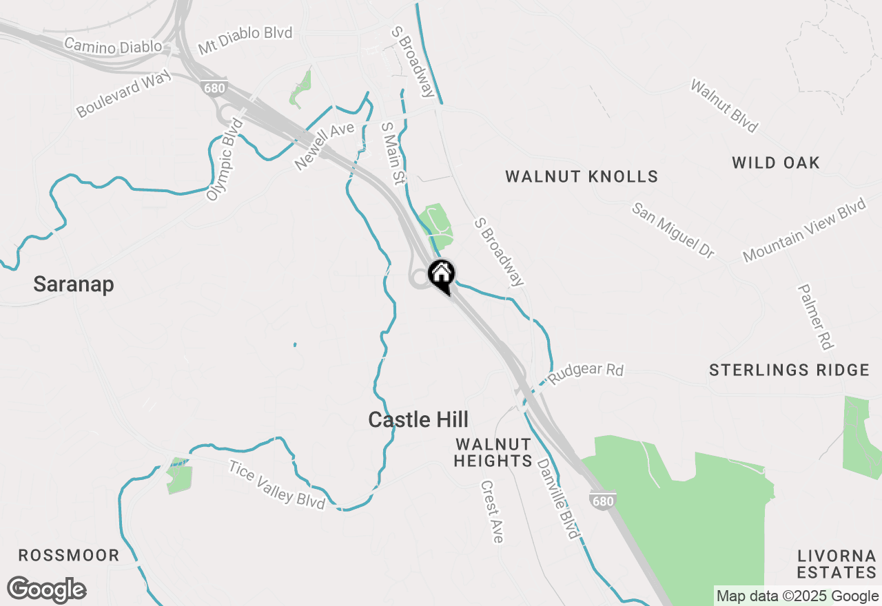 Map of 1540 Brentwood Court, Walnut Creek, CA 94595