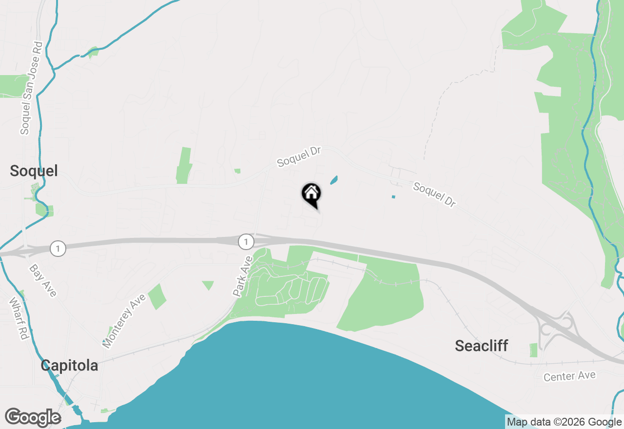 Map of 6388 Forehand Court, Aptos, CA 95003
