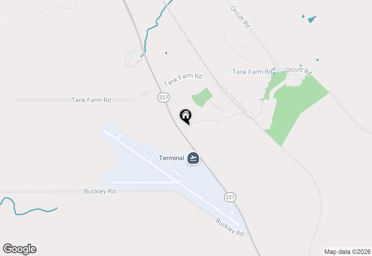 Map of 981 Goldenrod Lane, San Luis Obispo, CA 93401