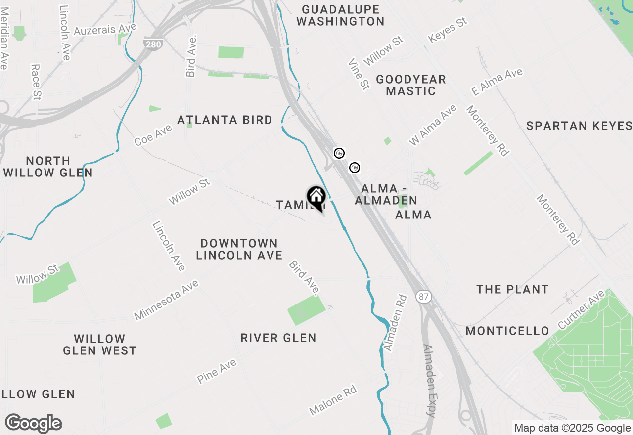 Map of 1467 Alma Loop, San Jose, CA 95125