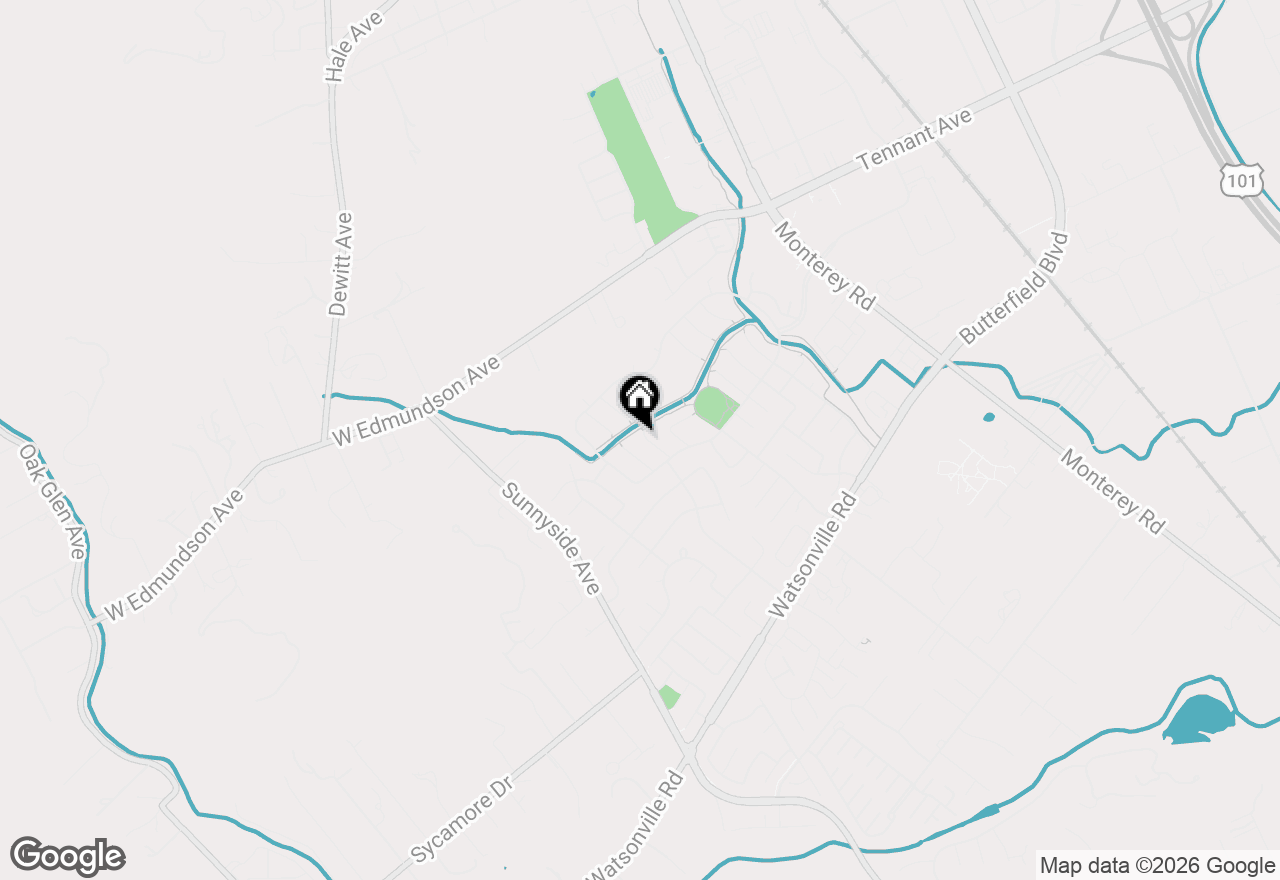 Map of 15675 La Sierra Court, Morgan Hill, CA 95037
