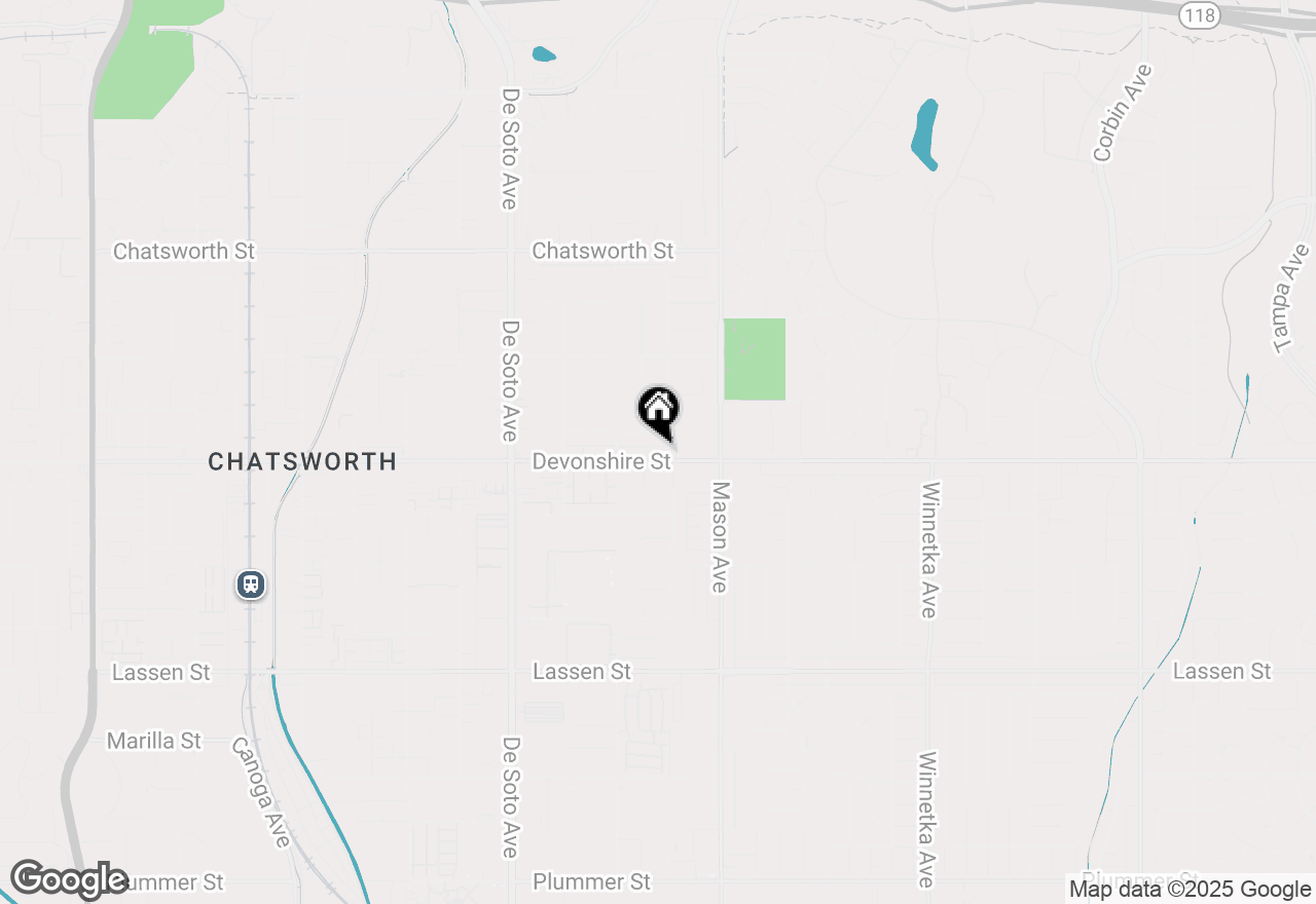 Map of 20611 Devonshire Street, Chatsworth, CA 91311