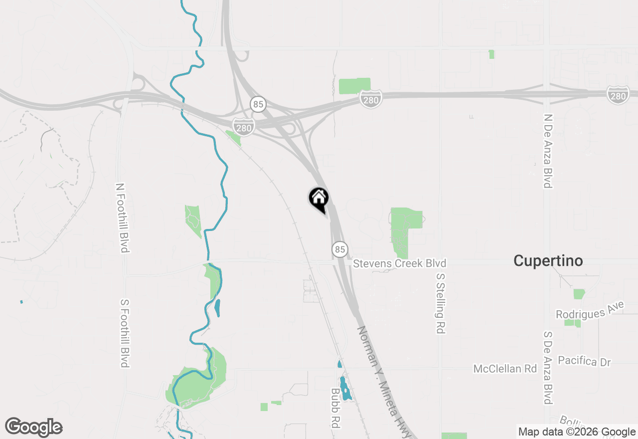 Map of 10200 Empire Avenue, Cupertino, CA 95014