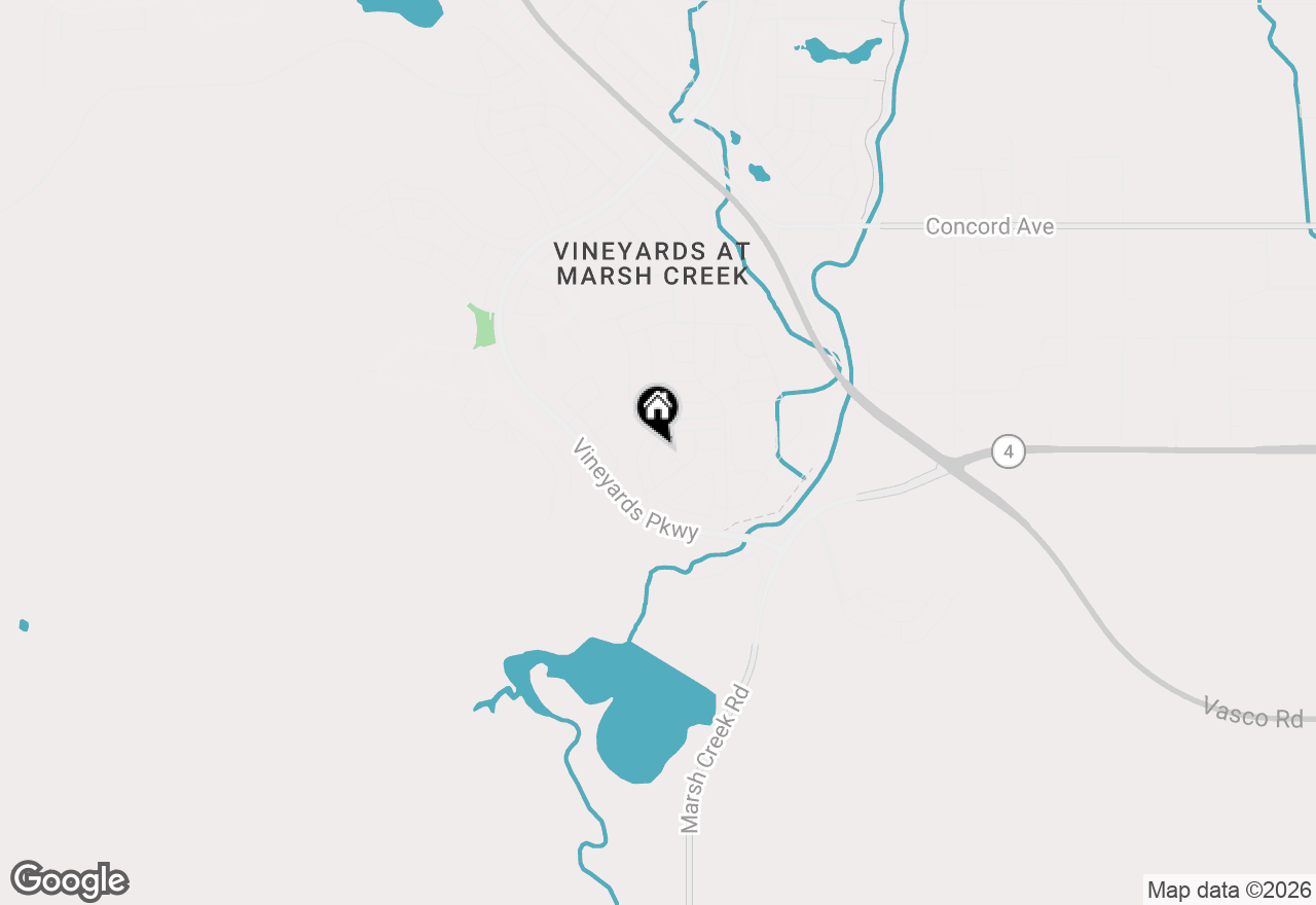 Map of 2030 Tempranillo Ln, Brentwood, CA 94513