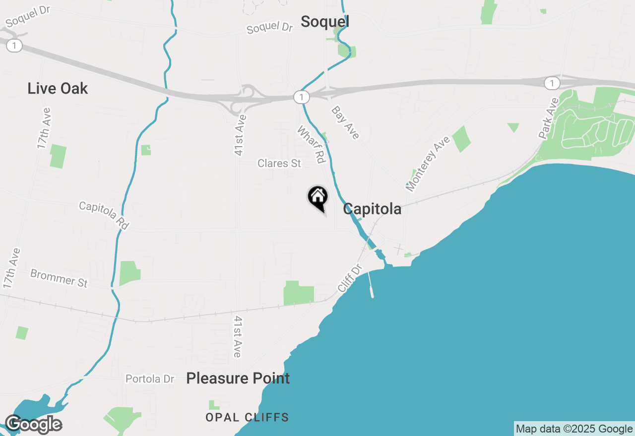 Map of 1740 47th Avenue, Capitola, CA 95010