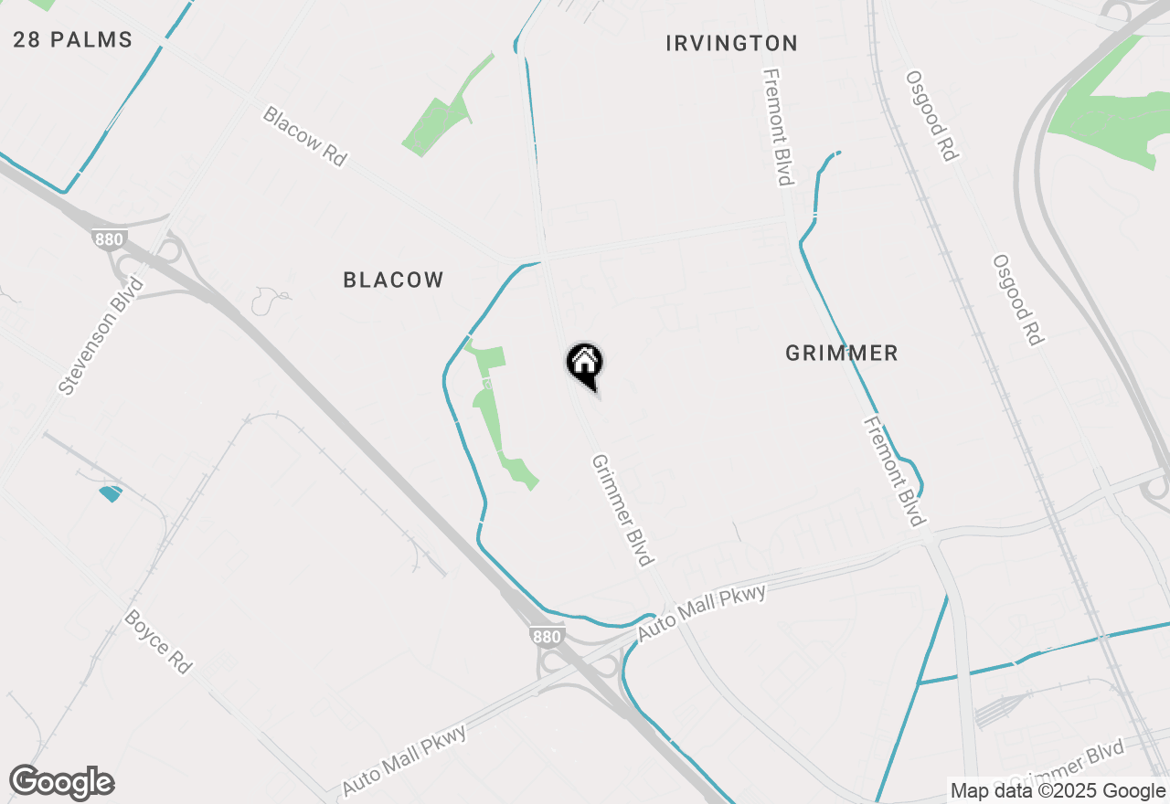 Map of 42795 Deauville Park Ct, Fremont, CA 94538