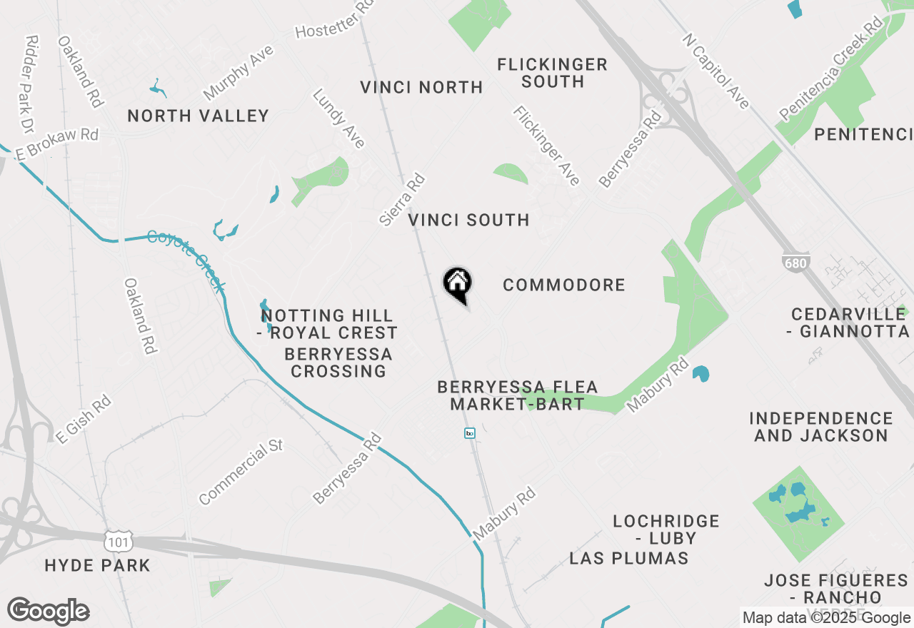 Map of 1713 Winston Street, San Jose, CA 95131