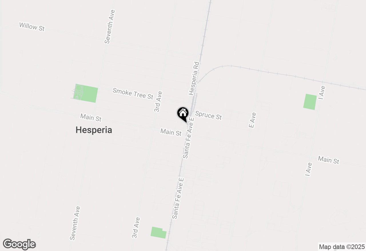 Map of 9464 Hesperia Road, Hesperia, CA 92345