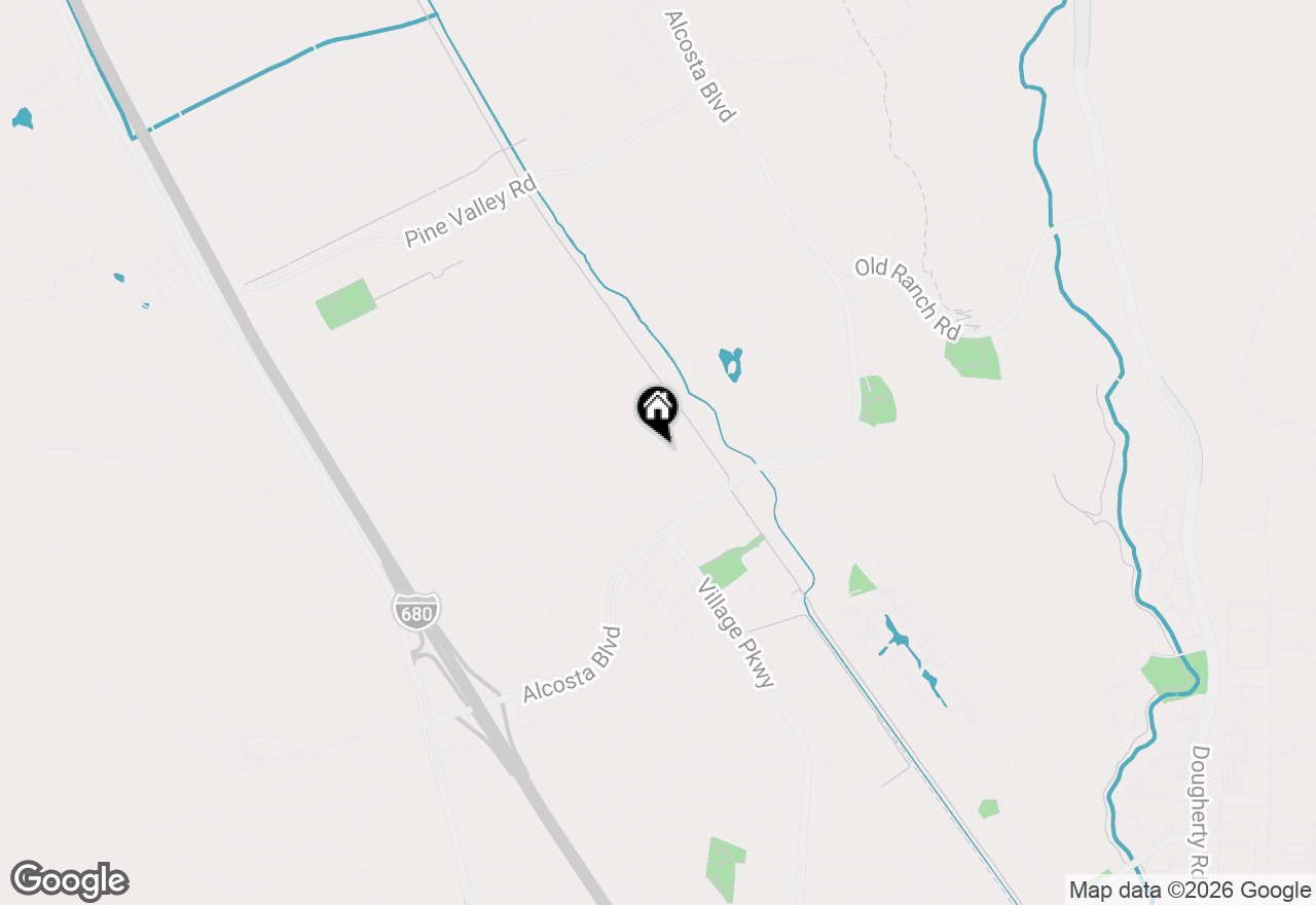 Map of 132 Metairie Pl, San Ramon, CA 94583