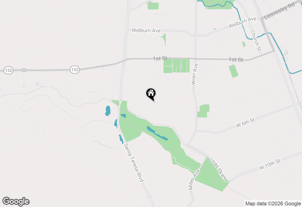 Map of 7611 Westwood Drive, Gilroy, CA 95020