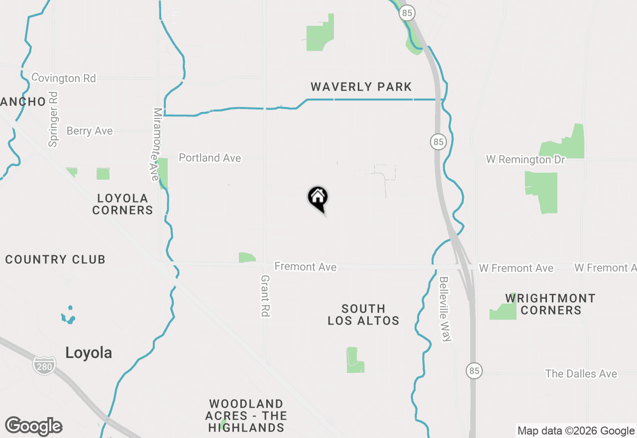 Map of 1449 Ranchita Drive, Los Altos, CA 94024
