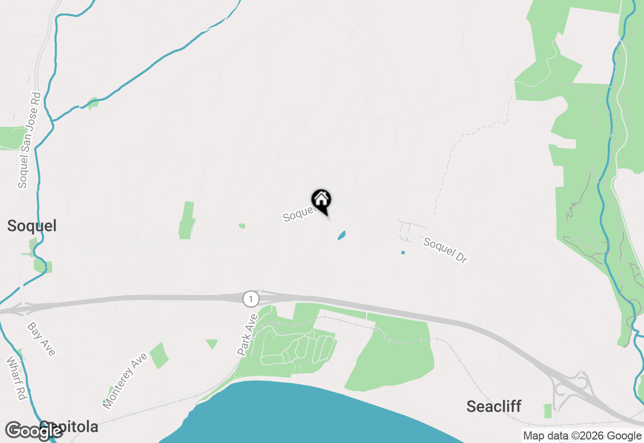 Map of 3047 Arlington Drive, Aptos, CA 95003