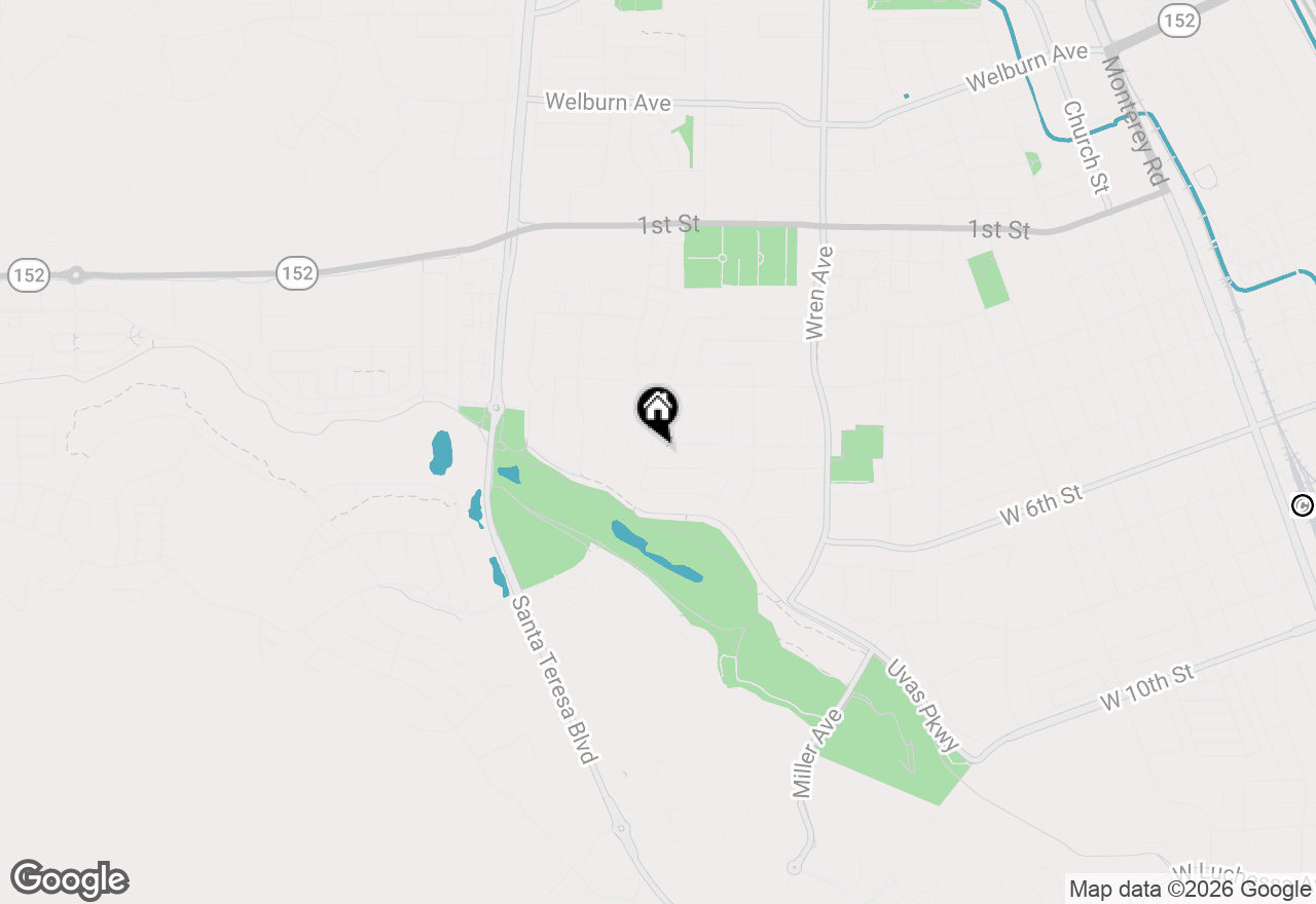 Map of 7580 Santa Barbara Drive, Gilroy, CA 95020