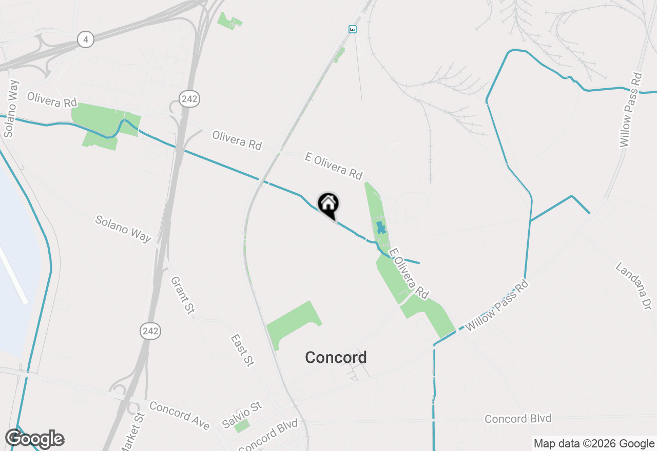 Map of 2173 Holbrook Drive, Concord, CA 94519