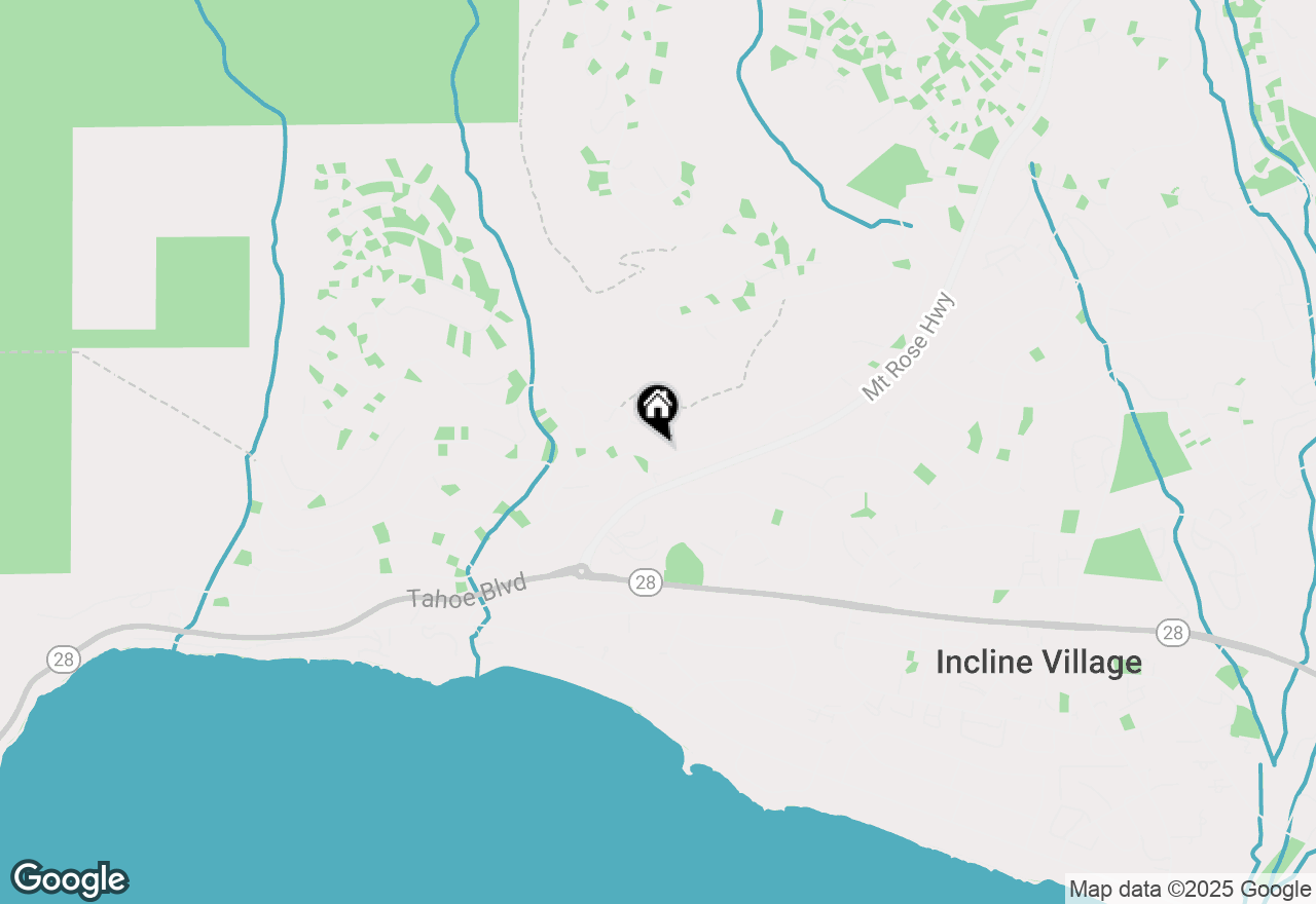 Map of 672 Tyner Way, Incline Village, NV 89451