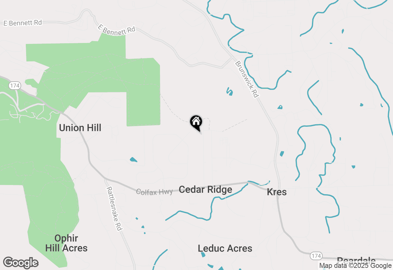 Map of 11070 Brunswick, Grass Valley, CA 95945