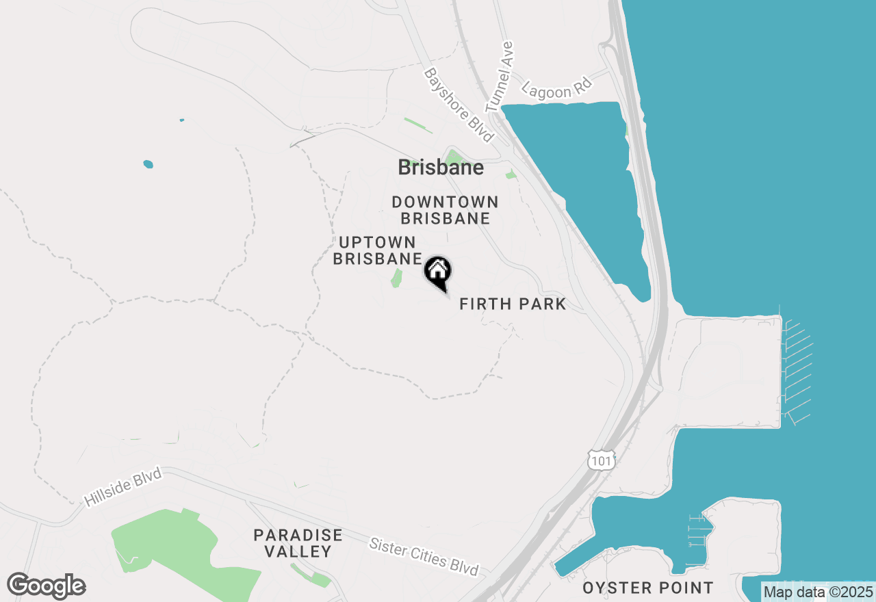 Map of 0 Beatrice, Brisbane, CA 94005