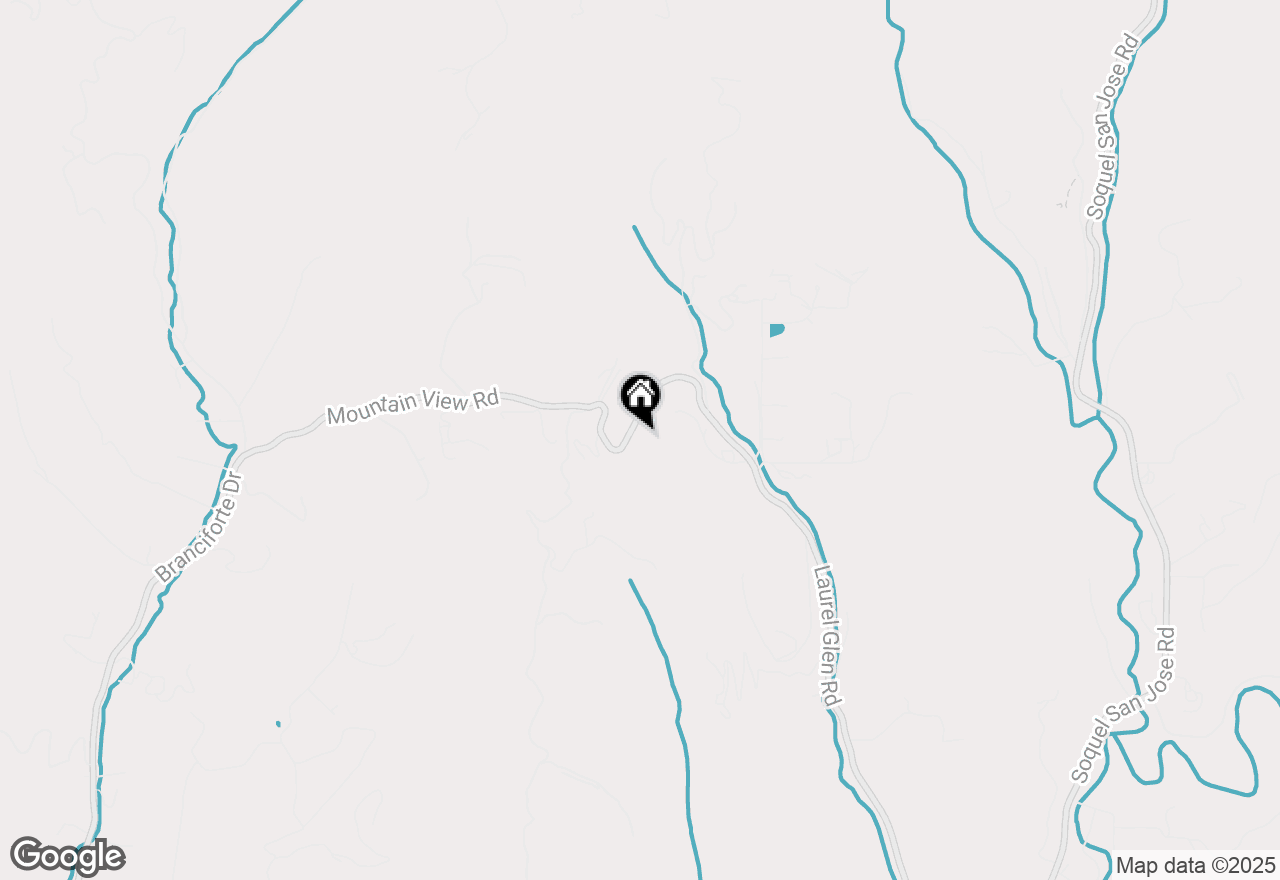 Map of 2293 Laurel Glen Road, Soquel, CA 95073