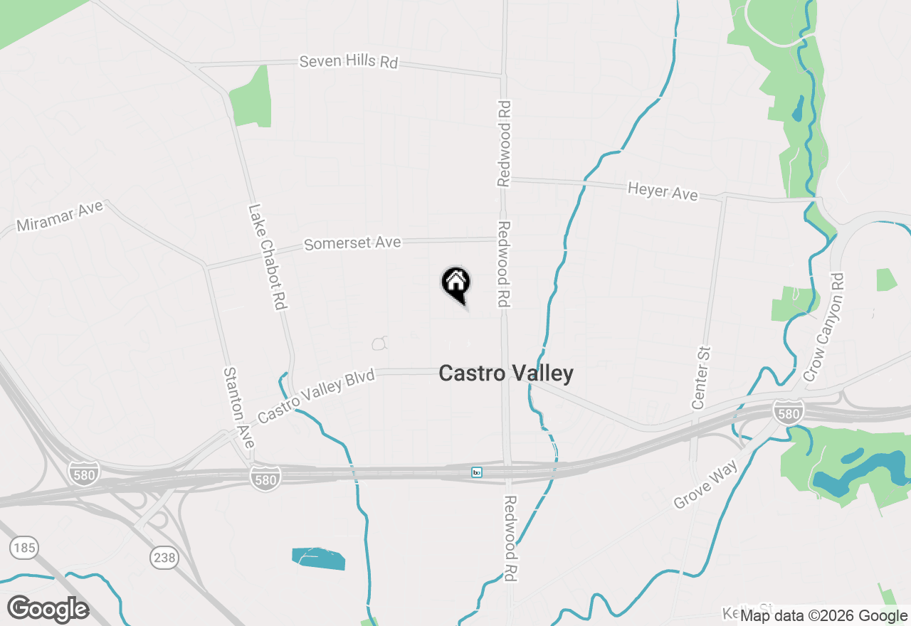 Map of 3525 Teeling Court, Castro Valley, CA 94546