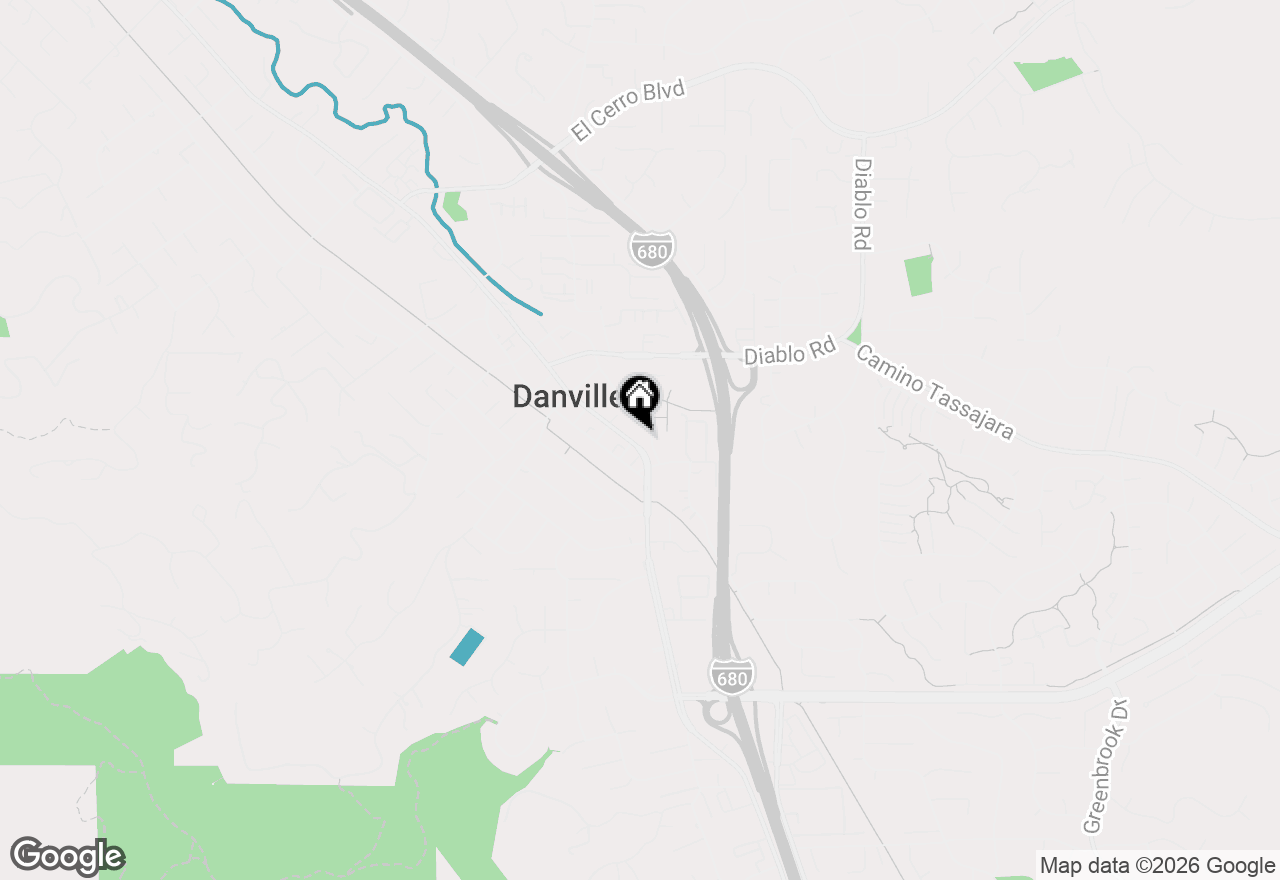 Map of 600 Hartz Ave #104, Danville, CA 94526