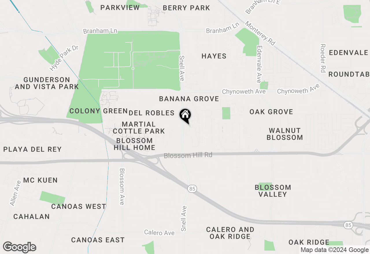 Map of 5531 Sean Circle #66, San Jose, CA 95123