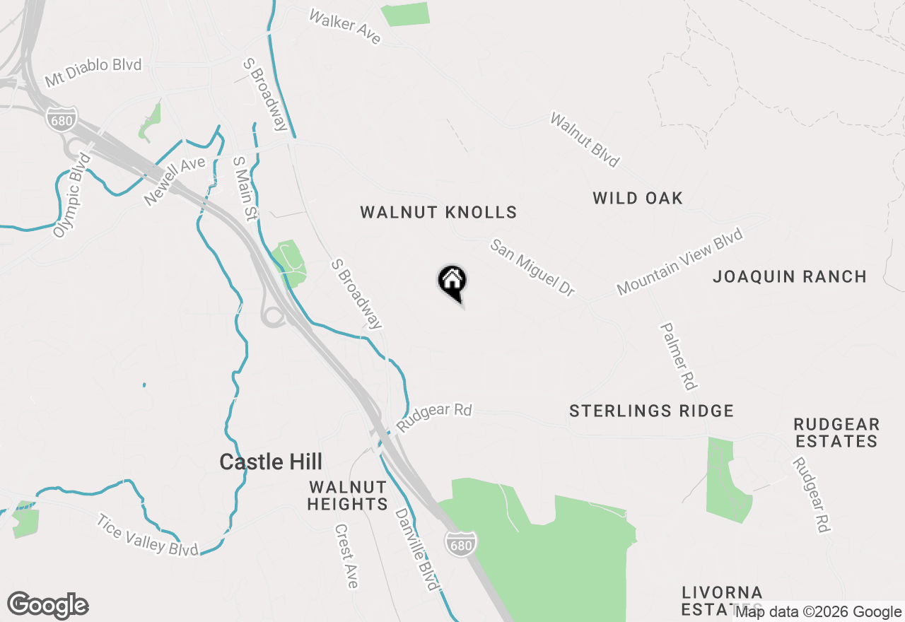 Map of 2148 Ward Dr, Walnut Creek, CA 94596