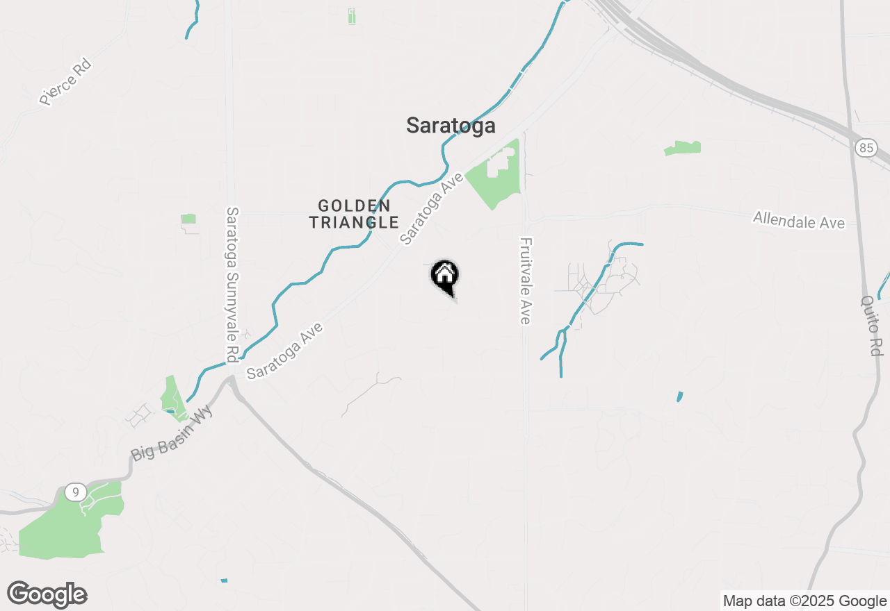 Map of 14139 Taos Drive, Saratoga, CA 95070