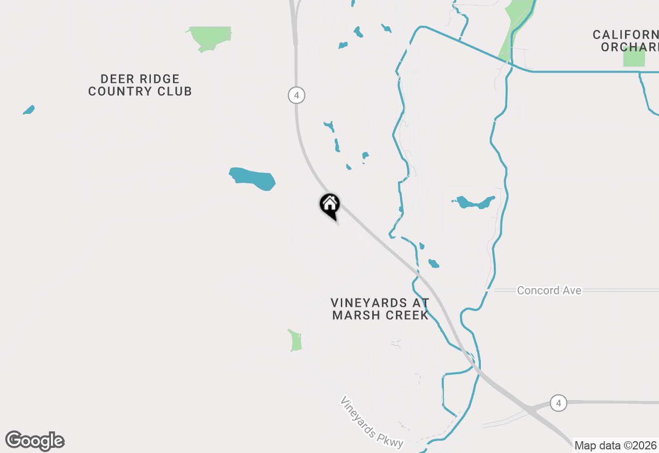 Map of 1110 Lafite Ct, Brentwood, CA 94513