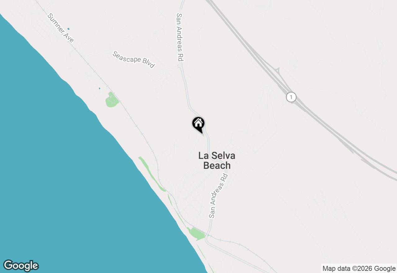 Map of 315 Camino Al Barranco, La Selva Beach, CA 95076