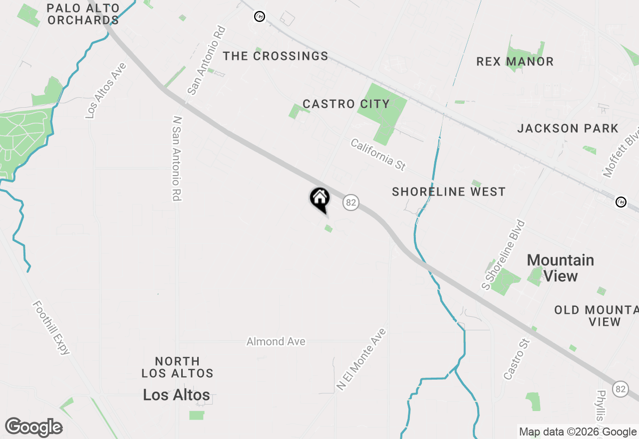 Map of 2080 Marich Way #15, Mountain View, CA 94040
