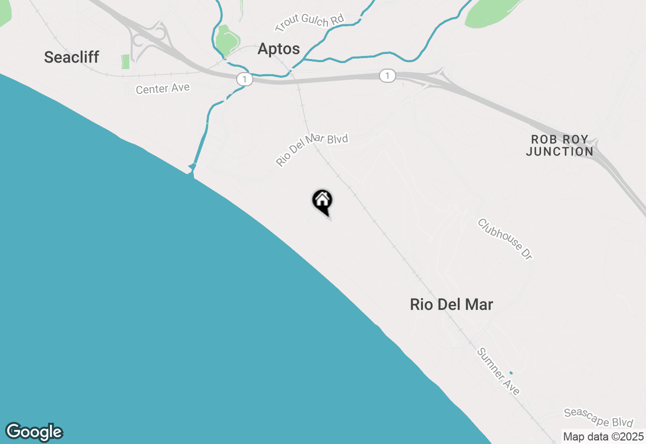 Map of 433 Seaview Drive, Aptos, CA 95003