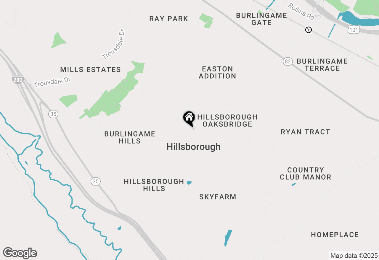 Map of 2260 Summit Drive, Hillsborough, CA 94010