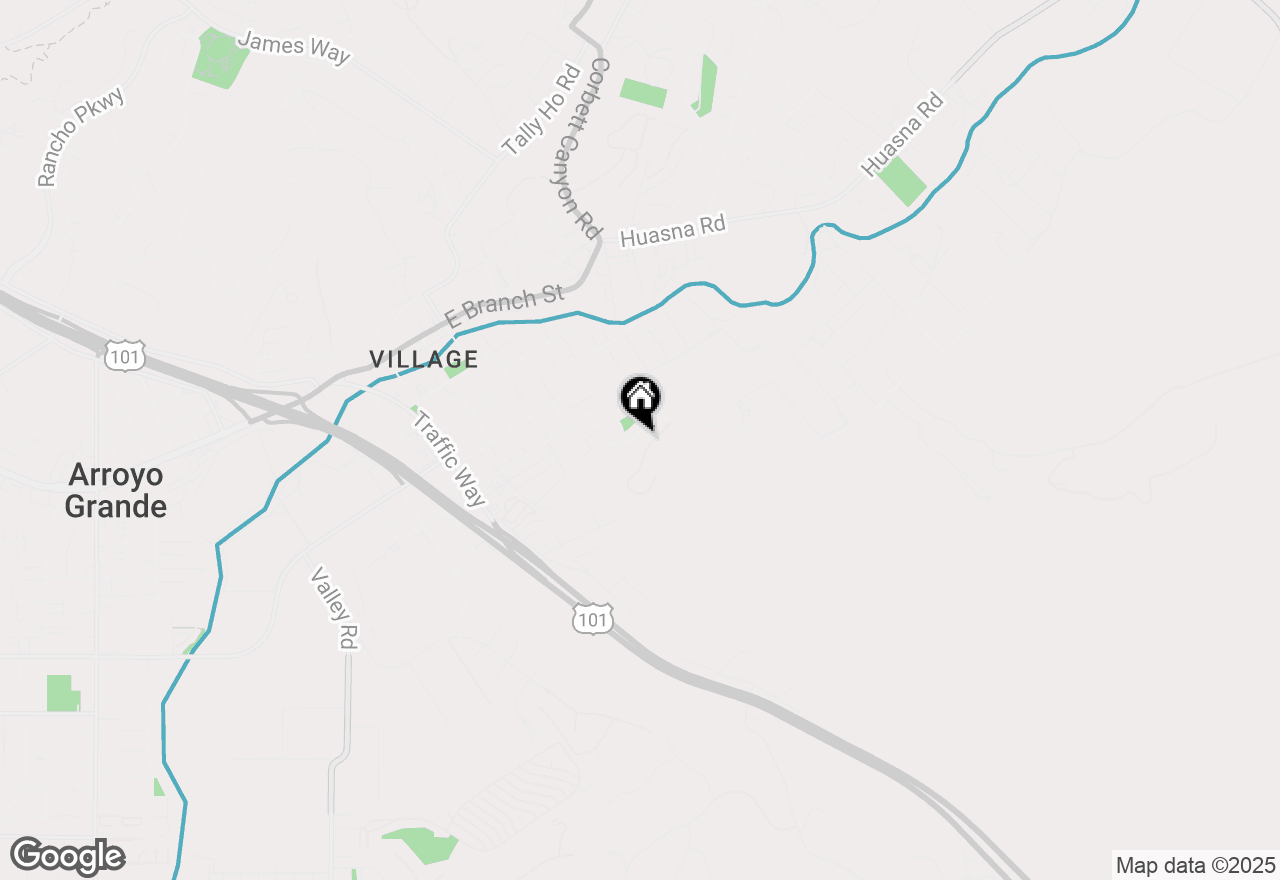 Map of 604 Hillside Court, Arroyo Grande, CA 93420